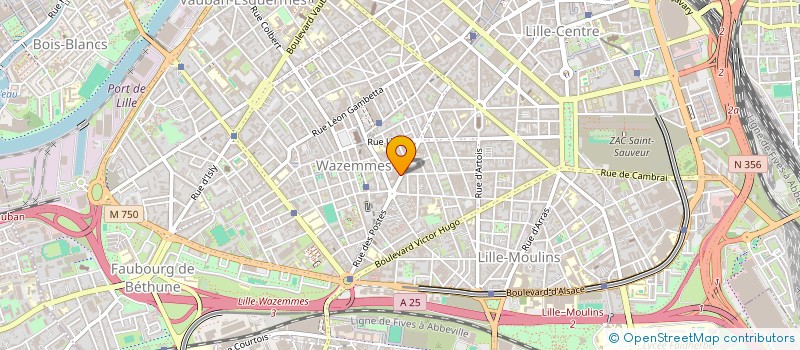 localisation de l'entreprise SARL INDICE à LILLE