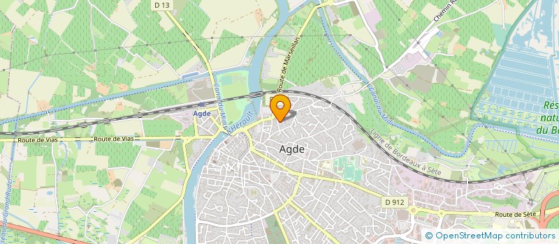 localisation de l'entreprise SARL INDIGO à AGDE