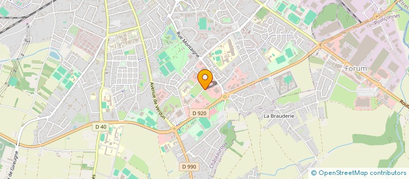 localisation de l'entreprise SARL INDRE SERVICES INFORMATIQUES à CHATEAUROUX