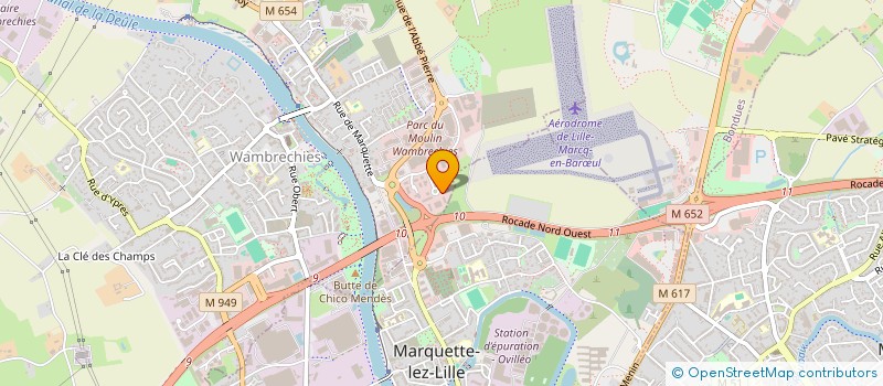 localisation de l'entreprise SARL INDUFILTRE à WAMBRECHIES