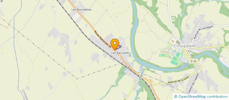 localisation de l'entreprise SARL INDUS KART FRANCE à CINTEGABELLE