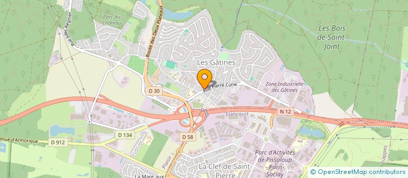 localisation de l'entreprise SARL INES à PLAISIR