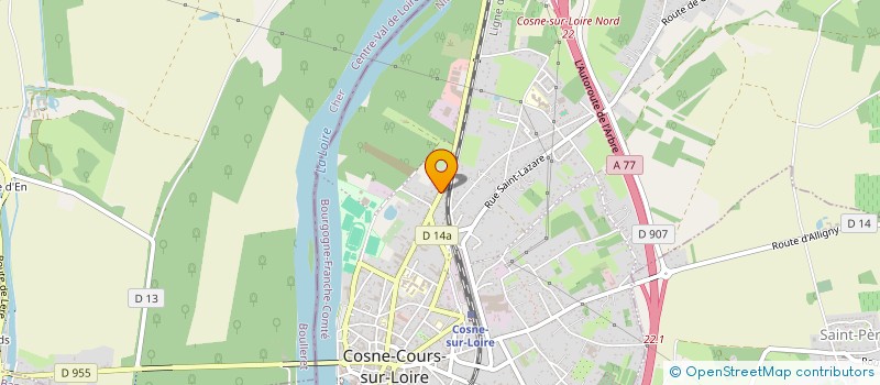 localisation de l'entreprise SARL INES CONSTRUCTIONS à COSNE-COURS-SUR-LOIRE
