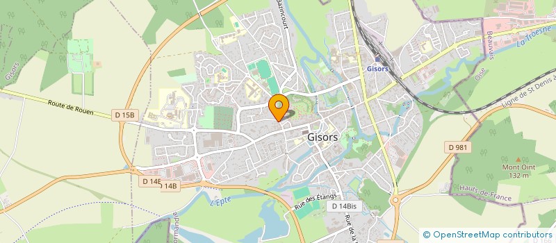 localisation de l'entreprise SARL INESS.COM à GISORS