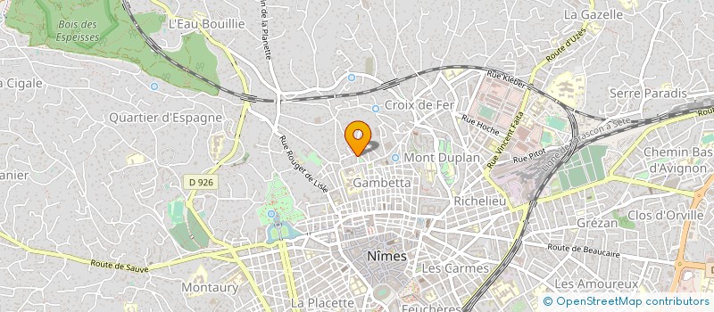 localisation de l'entreprise SARL INFANTE  NIMES