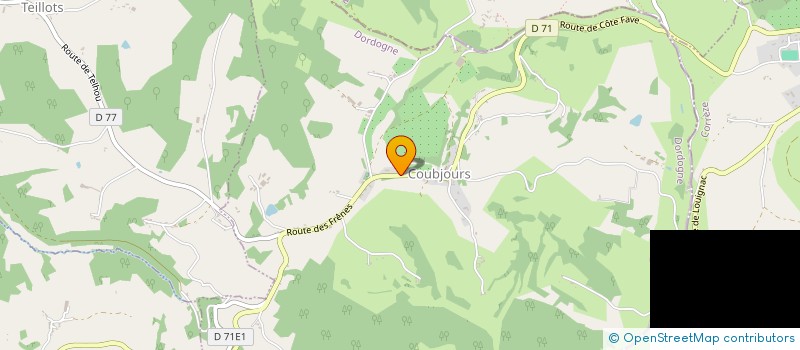 localisation de l'entreprise SARL INFANTI  COUBJOURS