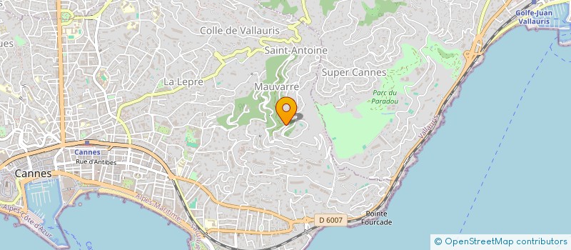 localisation de l'entreprise SARL INFINITI à CANNES