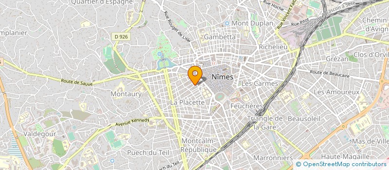 localisation de l'entreprise SARL INFINITT à NIMES