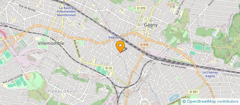 localisation de l'entreprise SARL INFINITY à VILLEMOMBLE