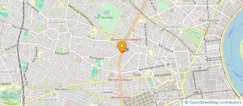 localisation de l'entreprise SARL INFINY FORMATION  BORDEAUX