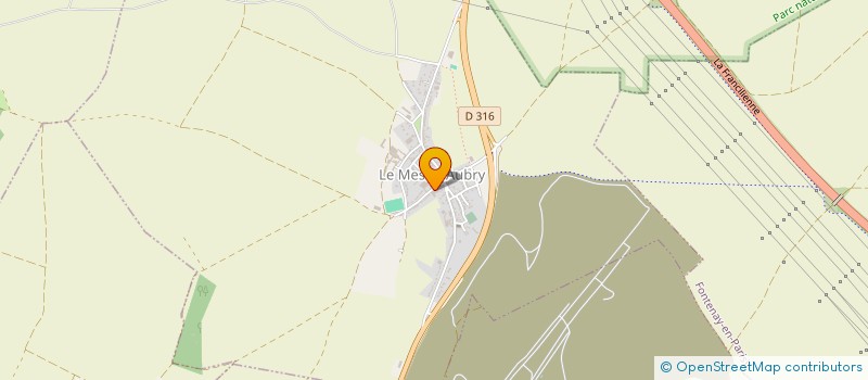 localisation de l'entreprise SARL INFO MEDIA PARK EST NEON  LE MESNIL-AUBRY