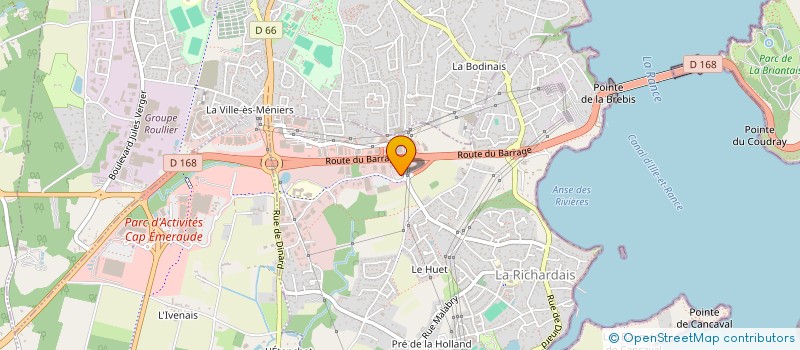 localisation de l'entreprise SARL INFORM ET GEST APPLIC à LA RICHARDAIS