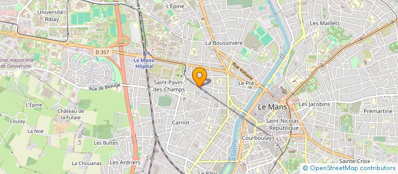 localisation de l'entreprise SARL INFORMAT SYSTEMES à LE MANS