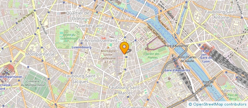 localisation de l'entreprise SARL INFORMATIONS PROSPECTIVES  PARIS