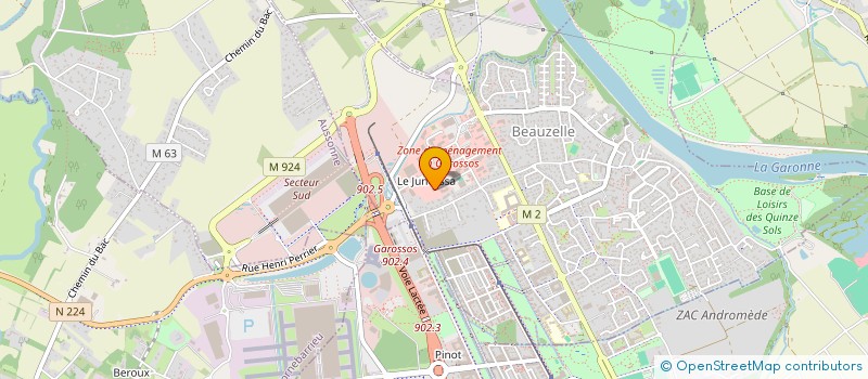 localisation de l'entreprise SARL INFRATEL à BEAUZELLE