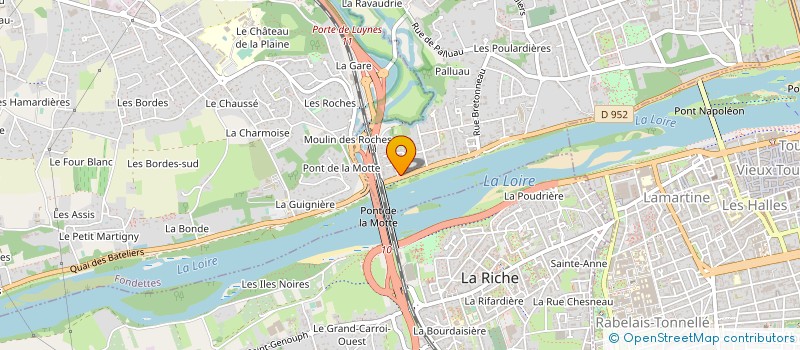 localisation de l'entreprise SARL INGECO  SAINT-CYR-SUR-LOIRE