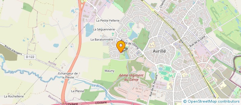 localisation de l'entreprise SARL INGENIERIE CGR à AVRILLE
