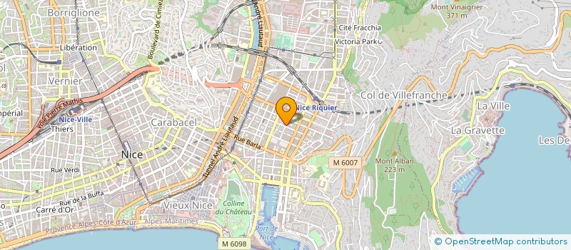 localisation de l'entreprise SARL INGENIERIE D'OEUVRE à NICE
