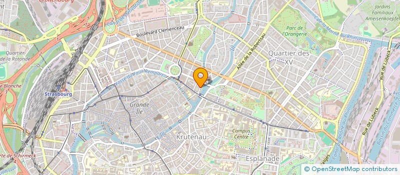 localisation de l'entreprise SARL INITIALE EDA MARKETING COMMUNICATIO à STRASBOURG