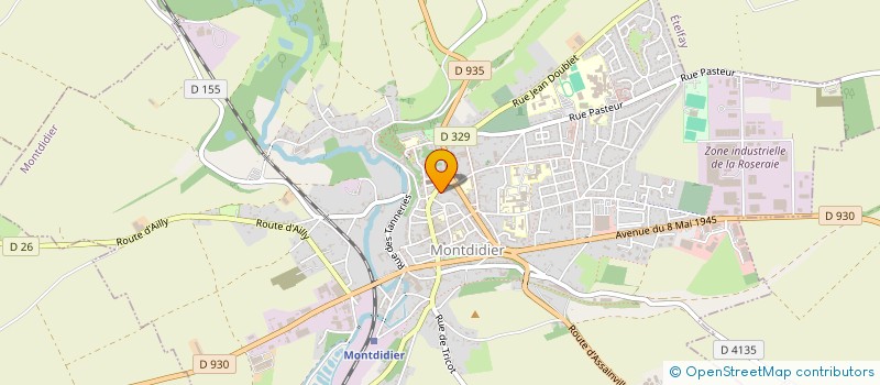 localisation de l'entreprise SARL INKY BLOOD STUDIO TATTOO  MONTDIDIER