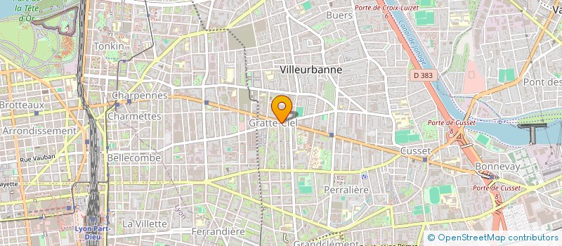 localisation de l'entreprise SARL INNOVA à VILLEURBANNE