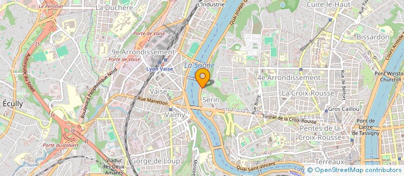 localisation de l'entreprise SARL INNOVATION & DEVELOPPEMENT  LYON