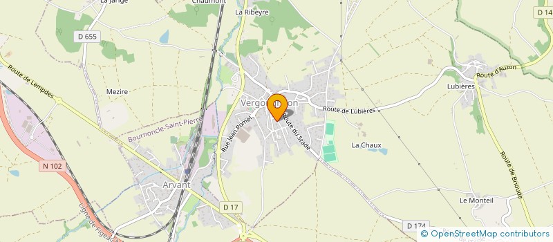 localisation de l'entreprise SARL INOVA TERRE  LORLANGES