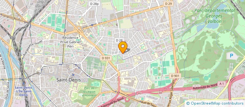 localisation de l'entreprise SARL INS ED COM à SAINT-DENIS