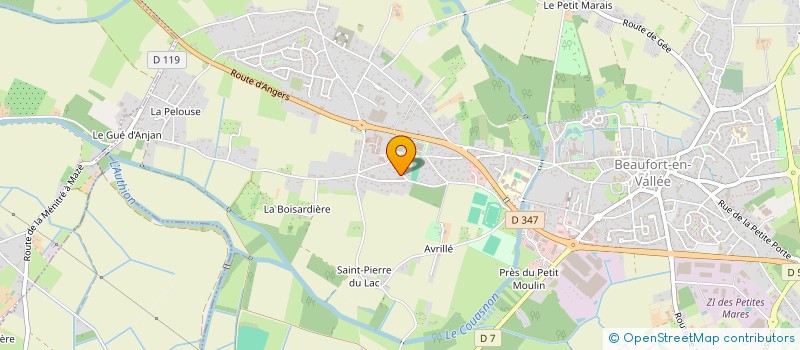 localisation de l'entreprise SARL INSIDE à BRISSAC LOIRE AUBANCE