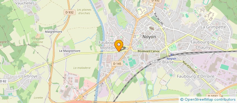 localisation de l'entreprise SARL INSTALLATION ET DEPANNAGE ELECTRIQUE  THOUROTTE