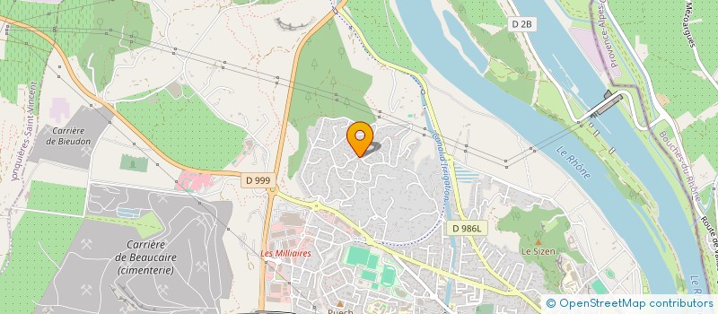 localisation de l'entreprise SARL INSTANT PAILLOTE  BEAUCAIRE