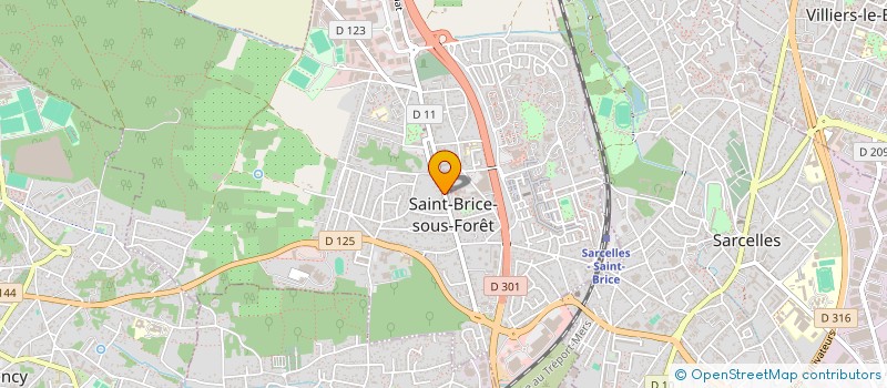 localisation de l'entreprise SARL INSTITUT JS à SAINT-BRICE-SOUS-FORET