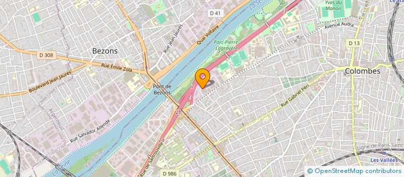 localisation de l'entreprise SARL INTER 2000 à COLOMBES