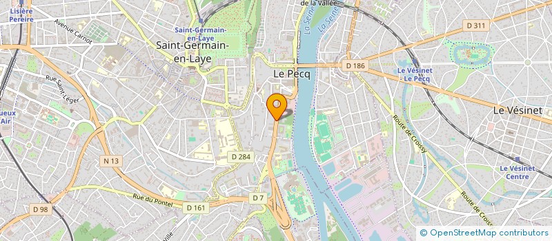 localisation de l'entreprise SARL INTER 2000  LE PECQ