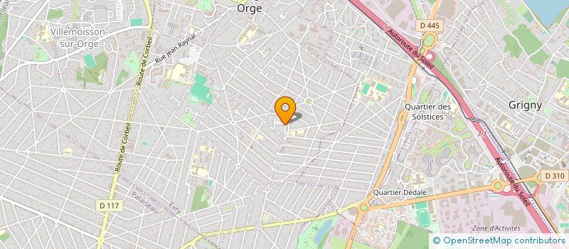 localisation de l'entreprise SARL INTER 78  MORSANG-SUR-ORGE