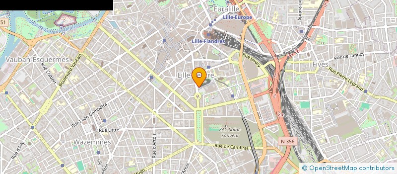 localisation de l'entreprise SARL INTER-BURO à LILLE