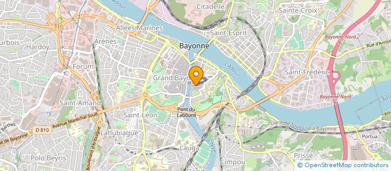 localisation de l'entreprise SARL INTER CIBLE à BAYONNE
