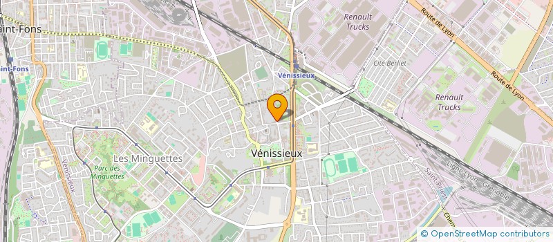 localisation de l'entreprise SARL INTER COUSSINS & CO à VENISSIEUX