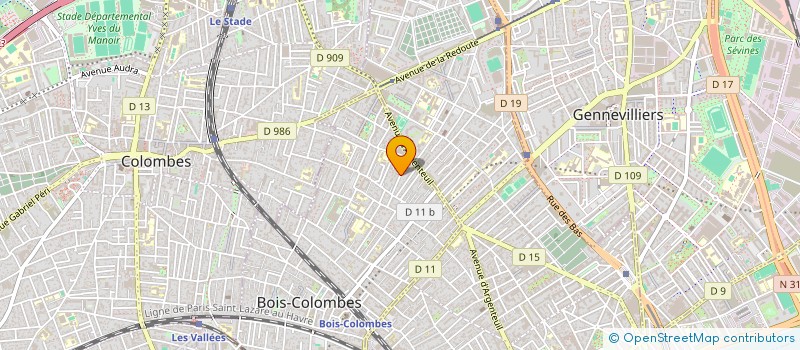 localisation de l'entreprise SARL INTER ETANCHEITE à BOIS-COLOMBES