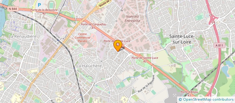 localisation de l'entreprise SARL INTER FONCTION CONCEPT à NANTES