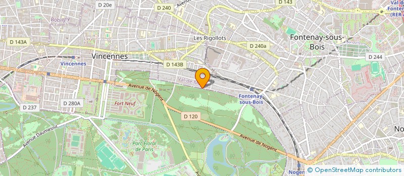 localisation de l'entreprise SARL INTER LINK à FONTENAY-SOUS-BOIS