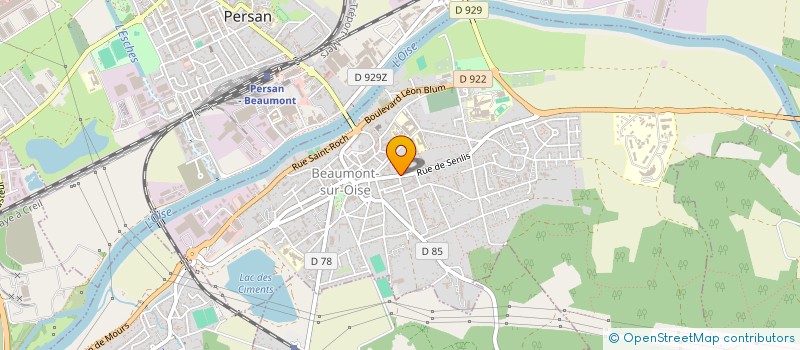 localisation de l'entreprise SARL INTER-MOVING DEMENAGEMENT à BEAUMONT-SUR-OISE