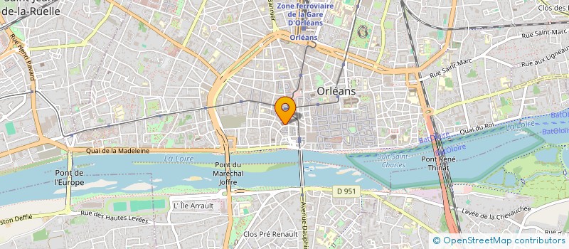 localisation de l'entreprise SARL INTER-PHONE à ORLEANS