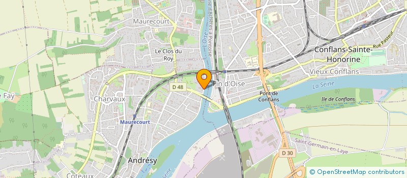 localisation de l'entreprise SARL INTER RENOV  ANDRESY