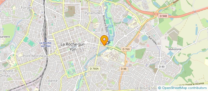 localisation de l'entreprise SARL INTER URGENCES à LA ROCHE-SUR-YON