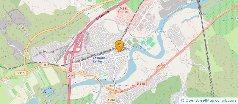 localisation de l'entreprise SARL INTERACTION à LE BOULOU