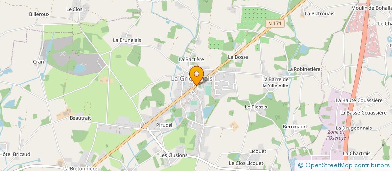 localisation de l'entreprise SARL INTERCOMMUNICATIONS à LA GRIGONNAIS