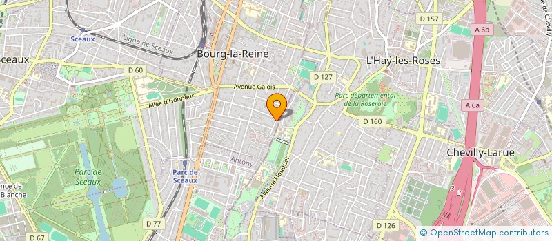 localisation de l'entreprise SARL INTERFROMAGE à BOURG-LA-REINE