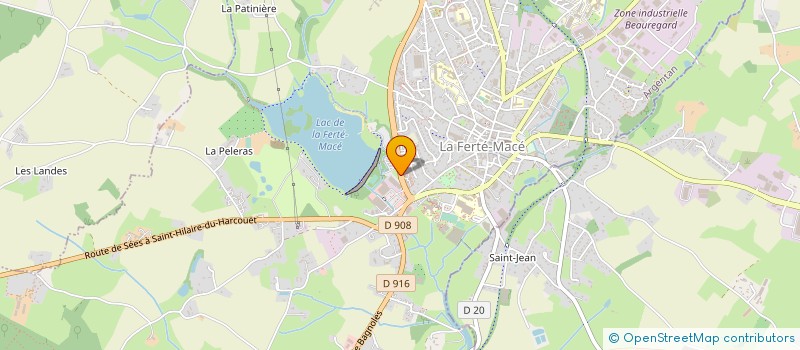localisation de l'entreprise SARL INTERLAVAGE à LA FERTE MACE
