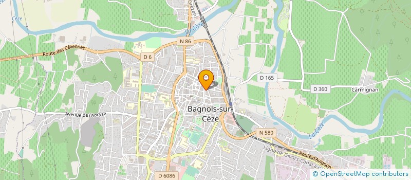localisation de l'entreprise SARL INTERMAN à BAGNOLS-SUR-CEZE